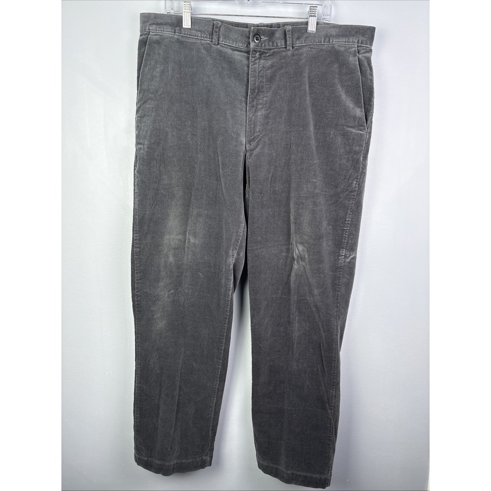 Polo Ralph Lauren Gray Corduroy Pants Mens 40 x 30 Preppy Casual Straight